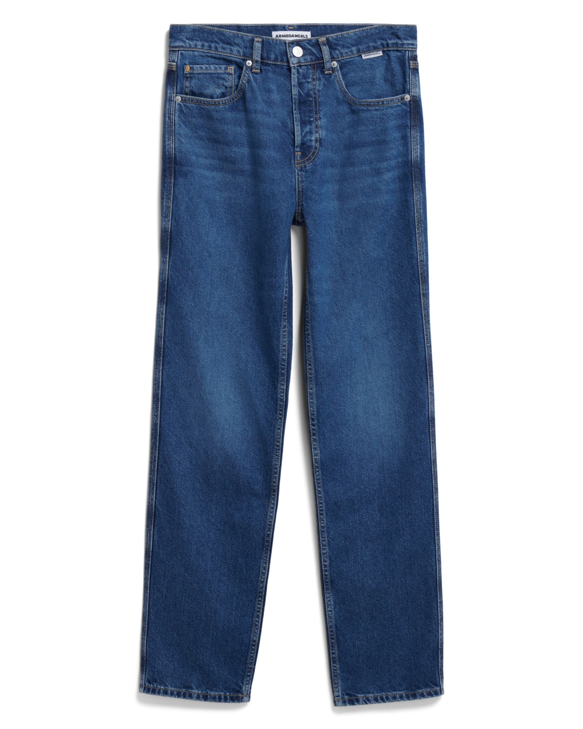 ARMEDANGELS Aaveline Straight Jeans Damen aus recycelter Baumwolle, nachhaltig