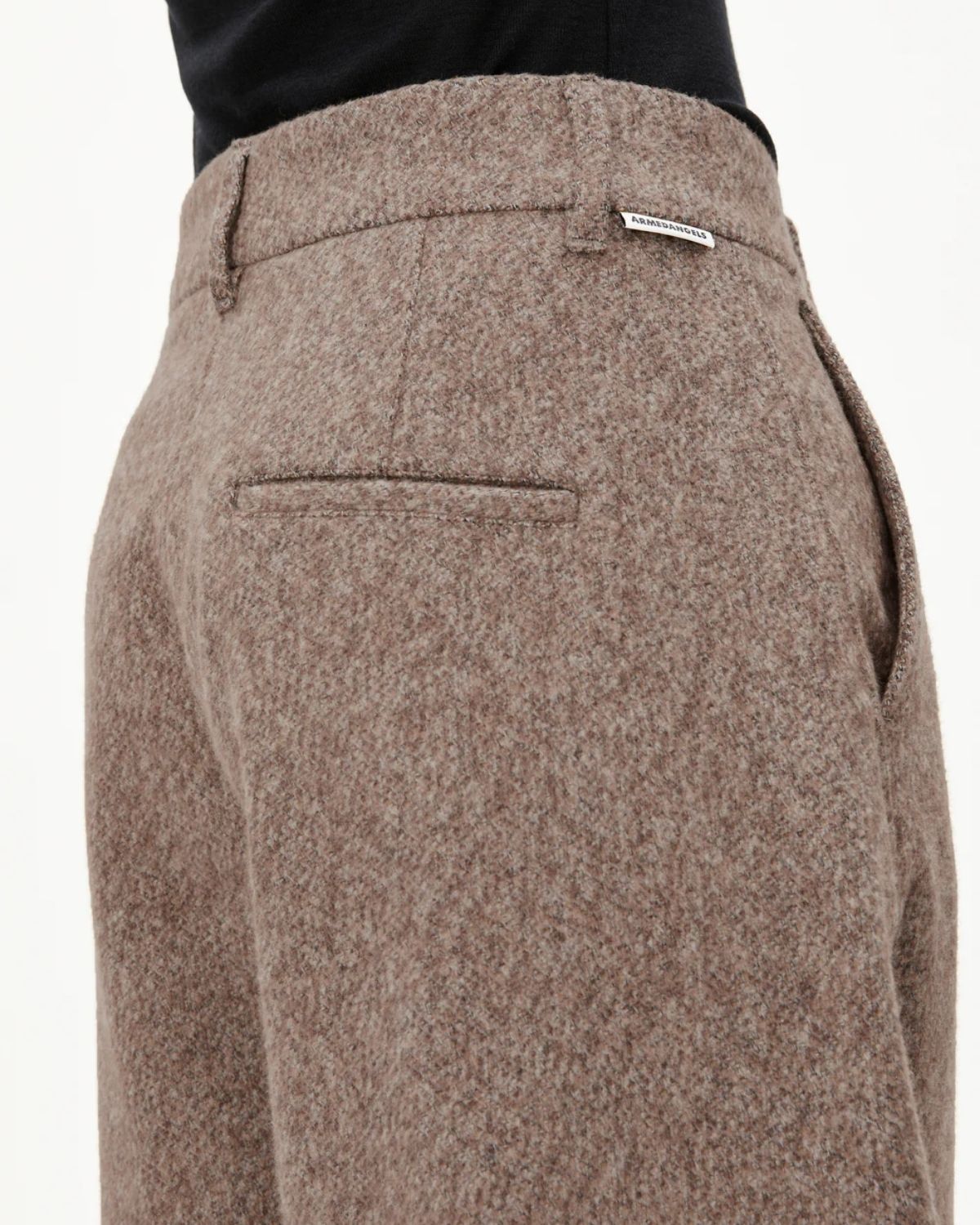 Barrel Leg Tweed Hose von Armedangels - Details