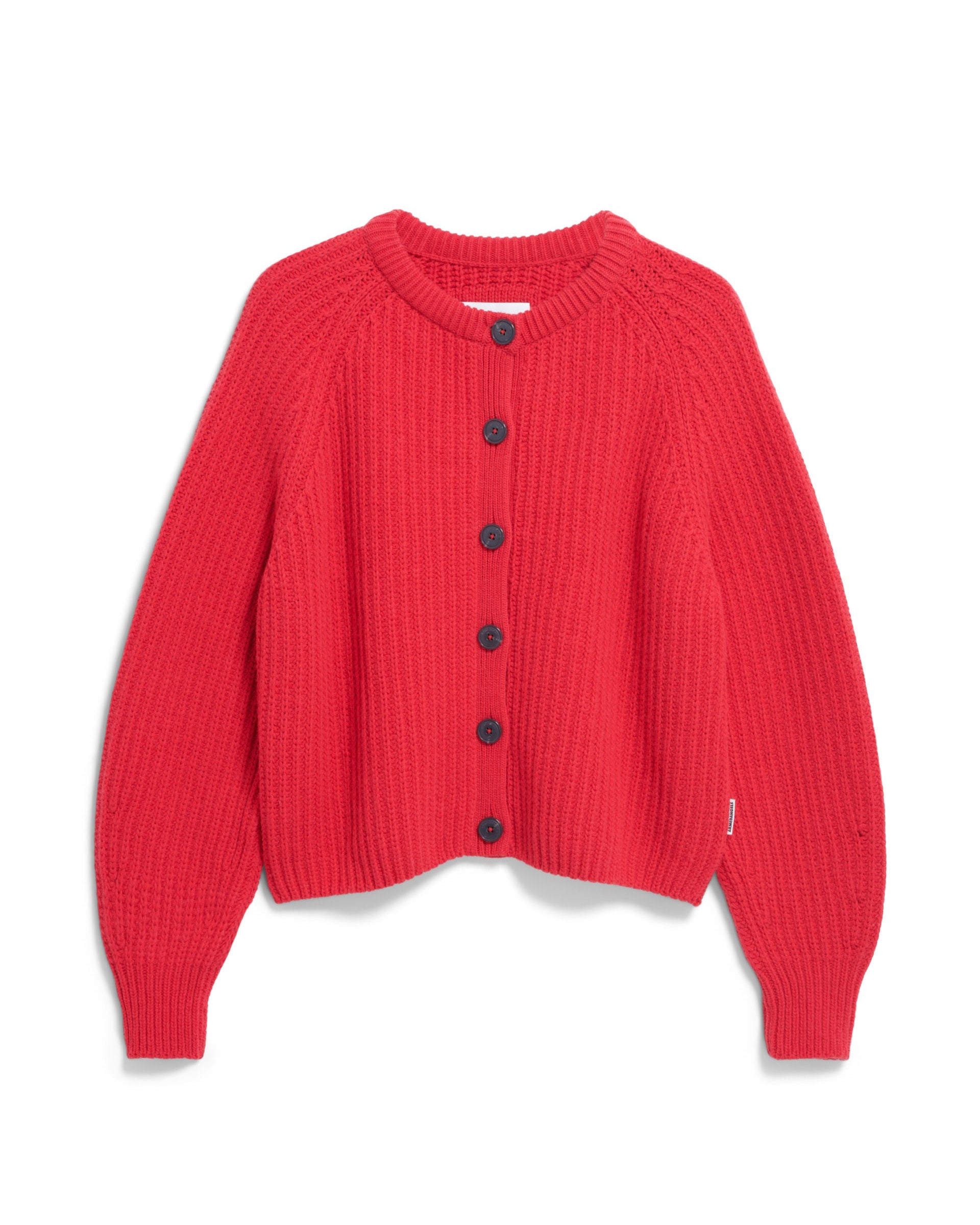 Strickjacke SELMA Bio-Wolle | rot