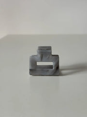 Ava Hair Clip aus Cellulose Acetat | Foggy Grey