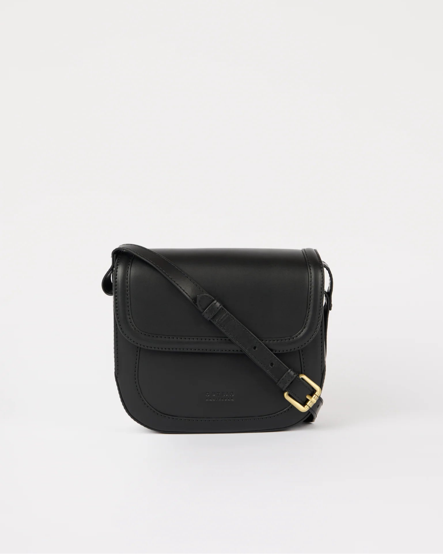 Nina Crossbody Bag aus klassisches Leder | Chocolate