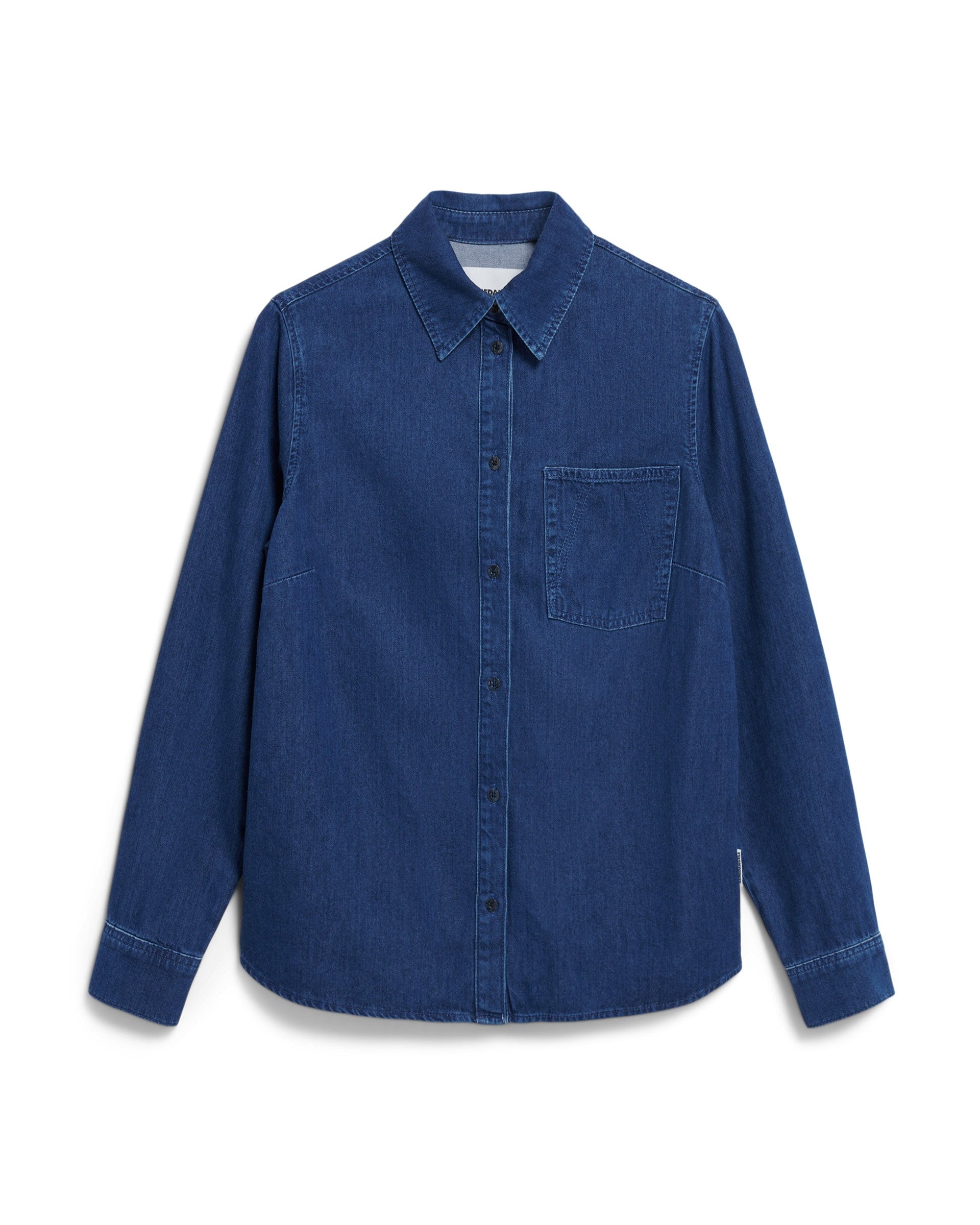 ARMEDANGELS Aurelaa Jeansbluse Damen aus Bio-Baumwolle-TENCEL, nachhaltig & GOTS-zertifiziert