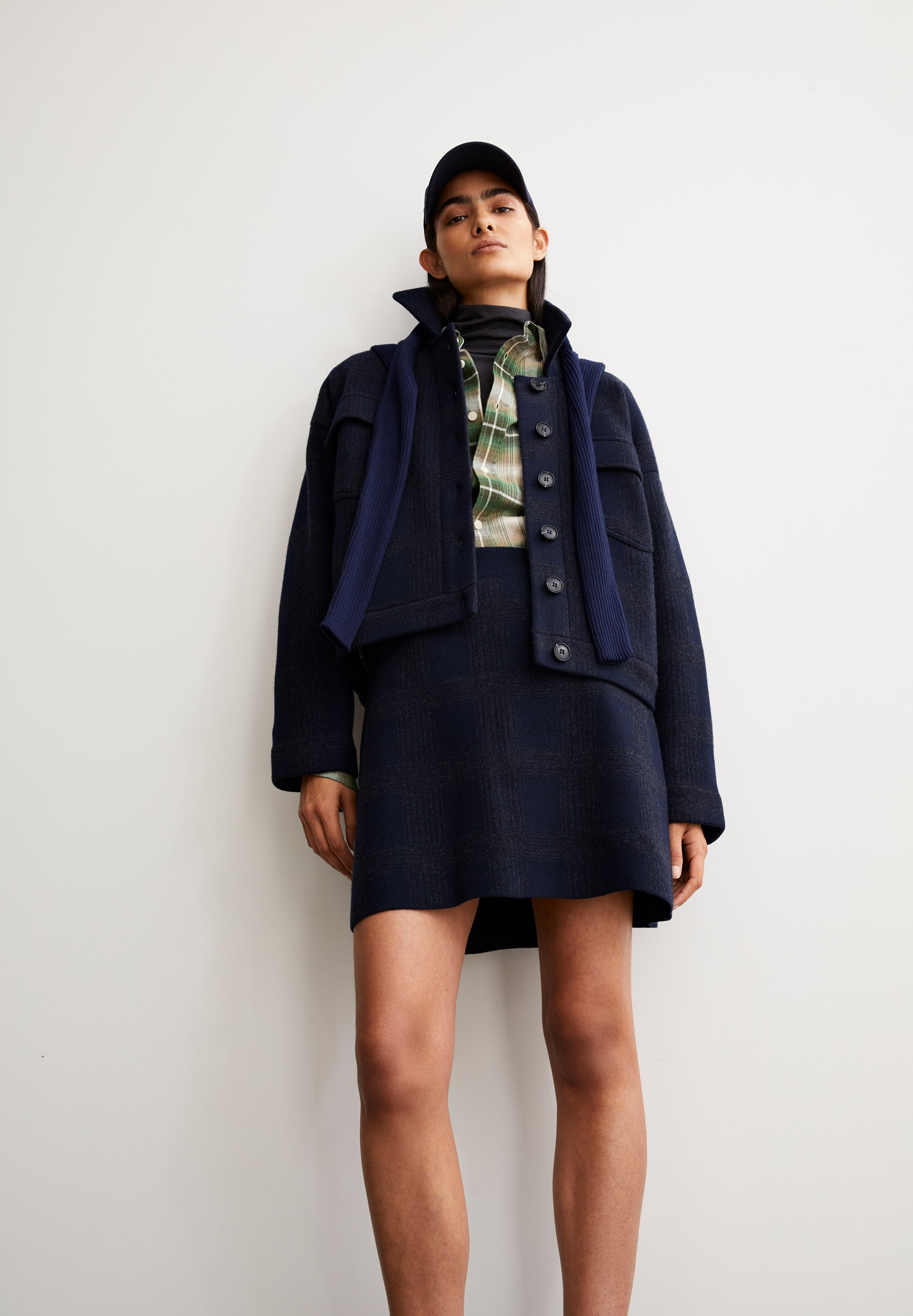 ARMEDANGELS Darlaa Check – Strickrock für feminine Looks im Herbst