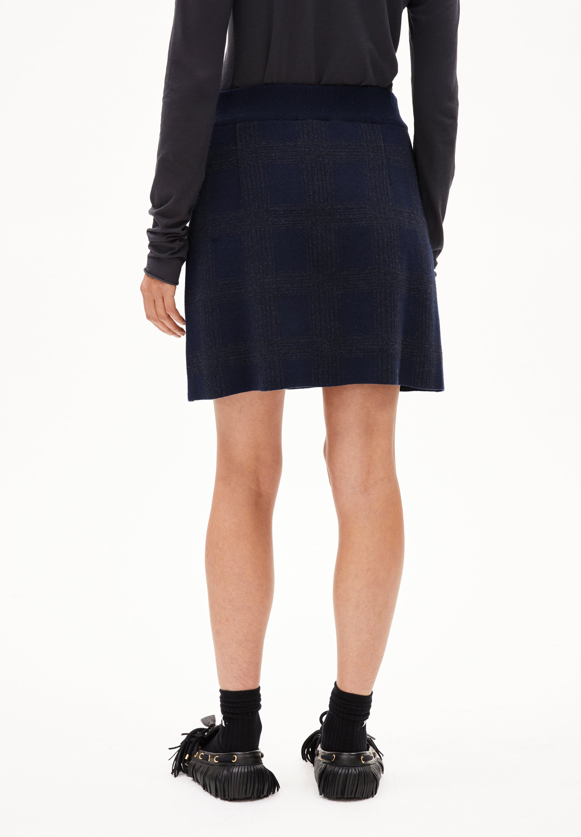 Nachhaltiger kurzer Strickrock Damen von ARMEDANGELS, GOTS-zertifiziert