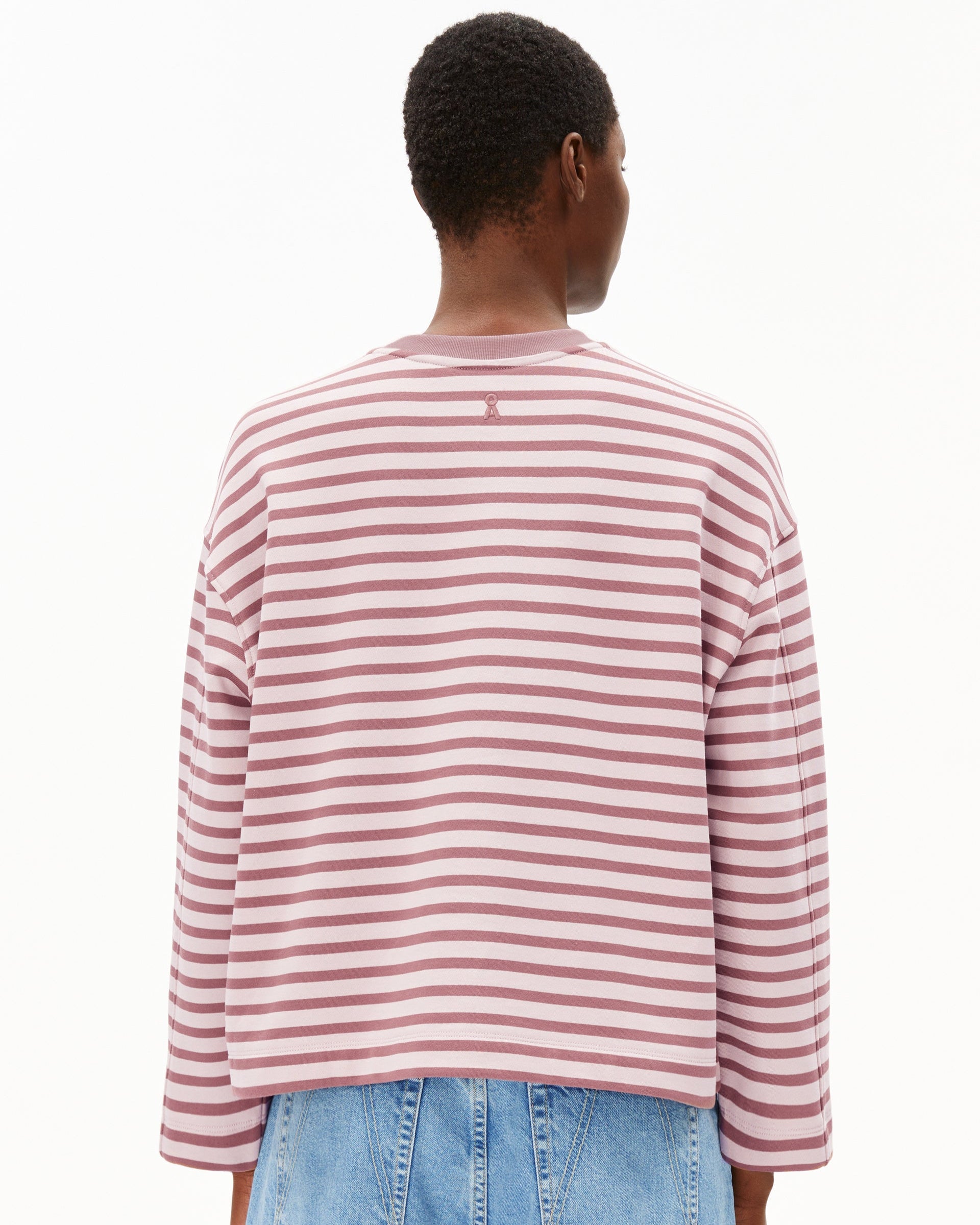 ARMEDANGELS Frankaa Stripe Sweatshirt Damen aus Bio-Baumwolle, nachhaltig