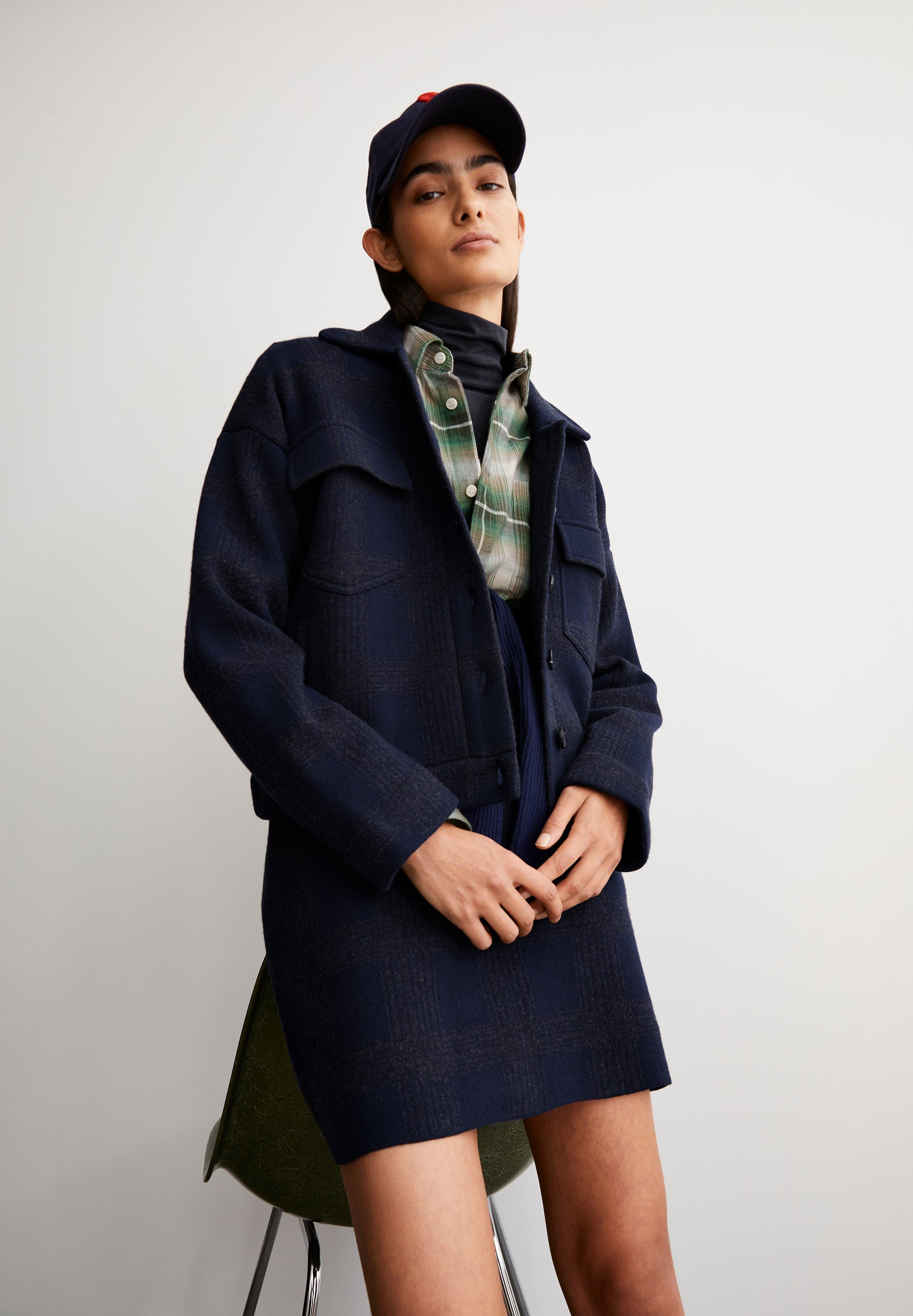 ARMEDANGELS JOAALISON CHECK Strickjacke bei House of Sunshine – fair fashion online kaufen