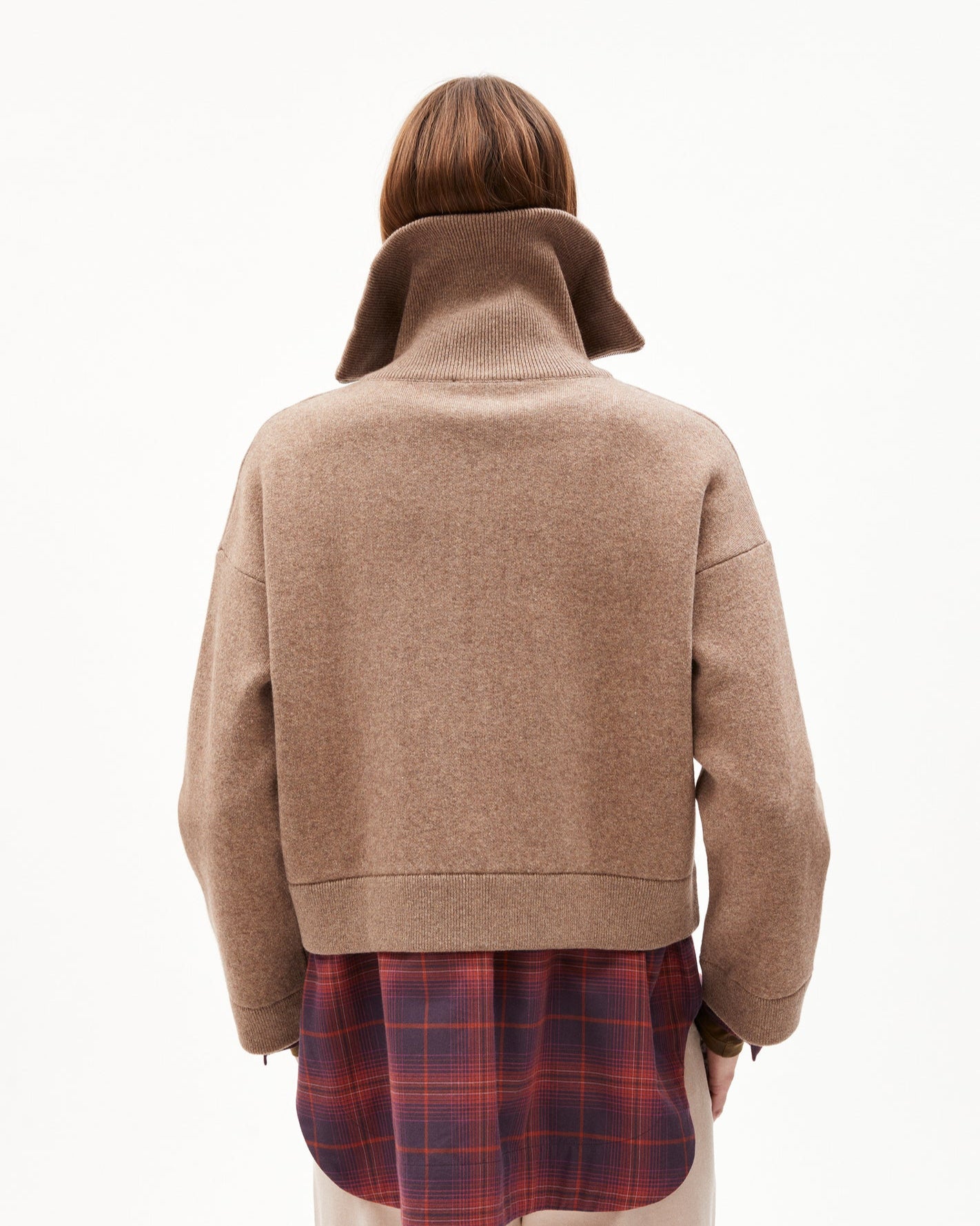 ARMEDANGELS Joaniaas – cropped Wolljacke im Oversized Fit, nachhaltige Herbstjacke
