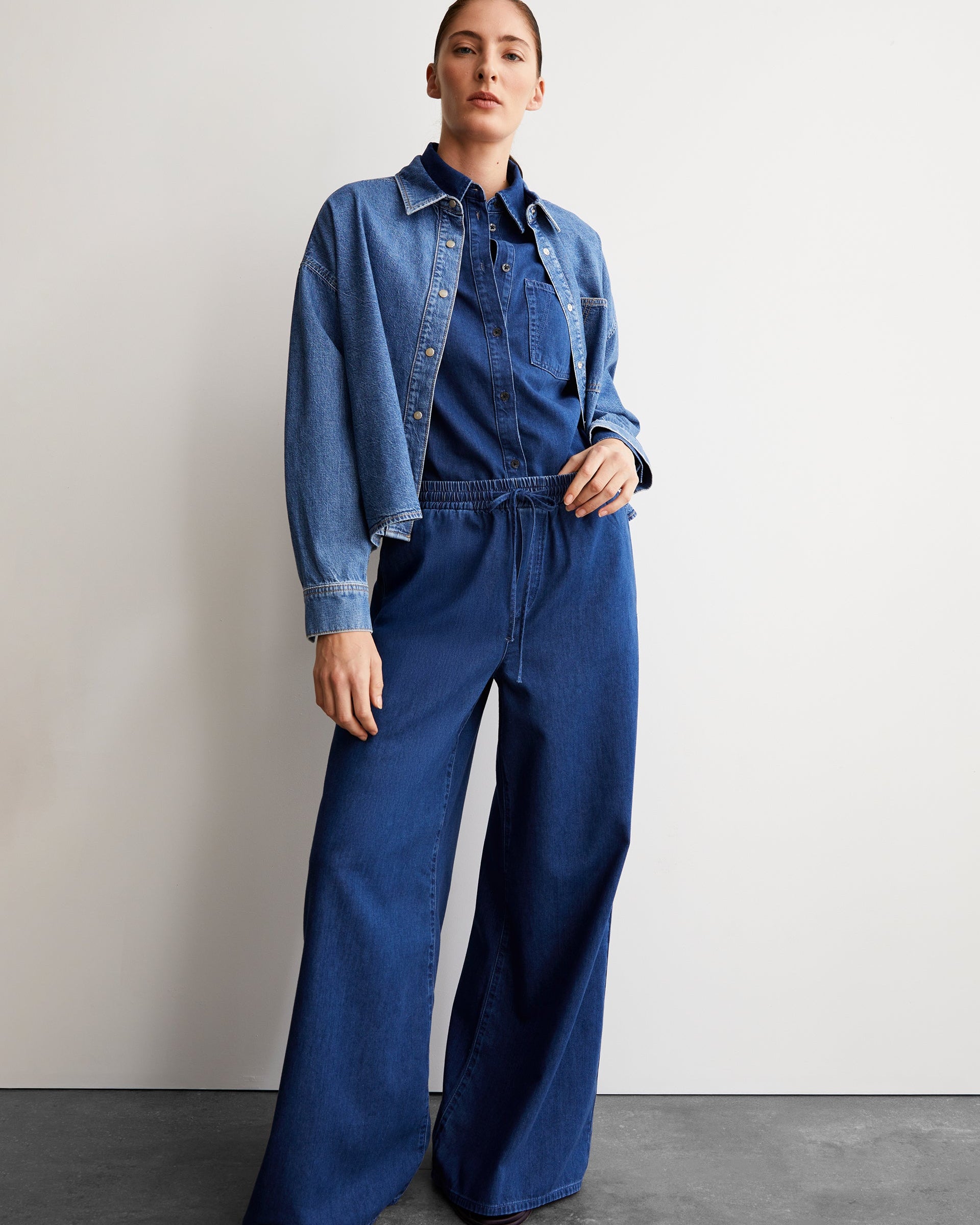 Damen Jeanshose Kelaani von ARMEDANGELS, Wide Leg Fit im 70ies Style, fair produziert