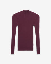 Das perfekte Basic für den Herbst: Rollkragenpullover Alaania, Armedangels in Dark Granberry/ Burgundy Rot