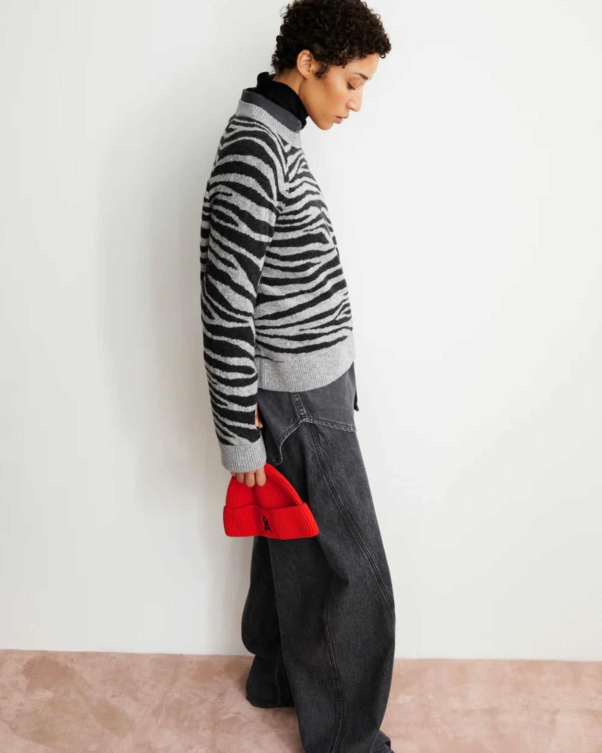 Strickpullover Liliriaa Zebraraa von Armedangels mit Animal Print Zebra, Styling Inspiration