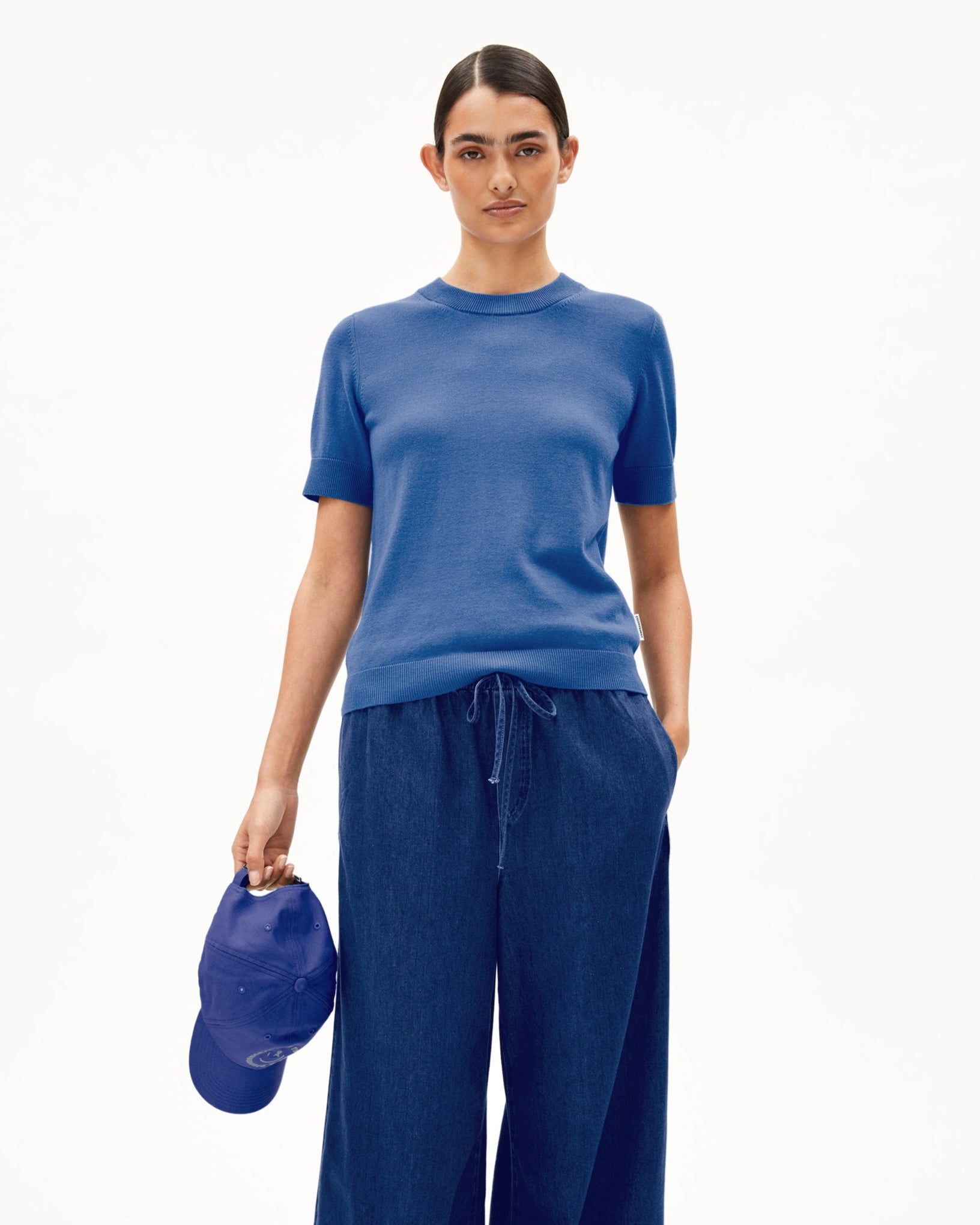 Feinstrick-Shirt Siljiaas von ARMEDANGELS, fitted Passform, fair produziert