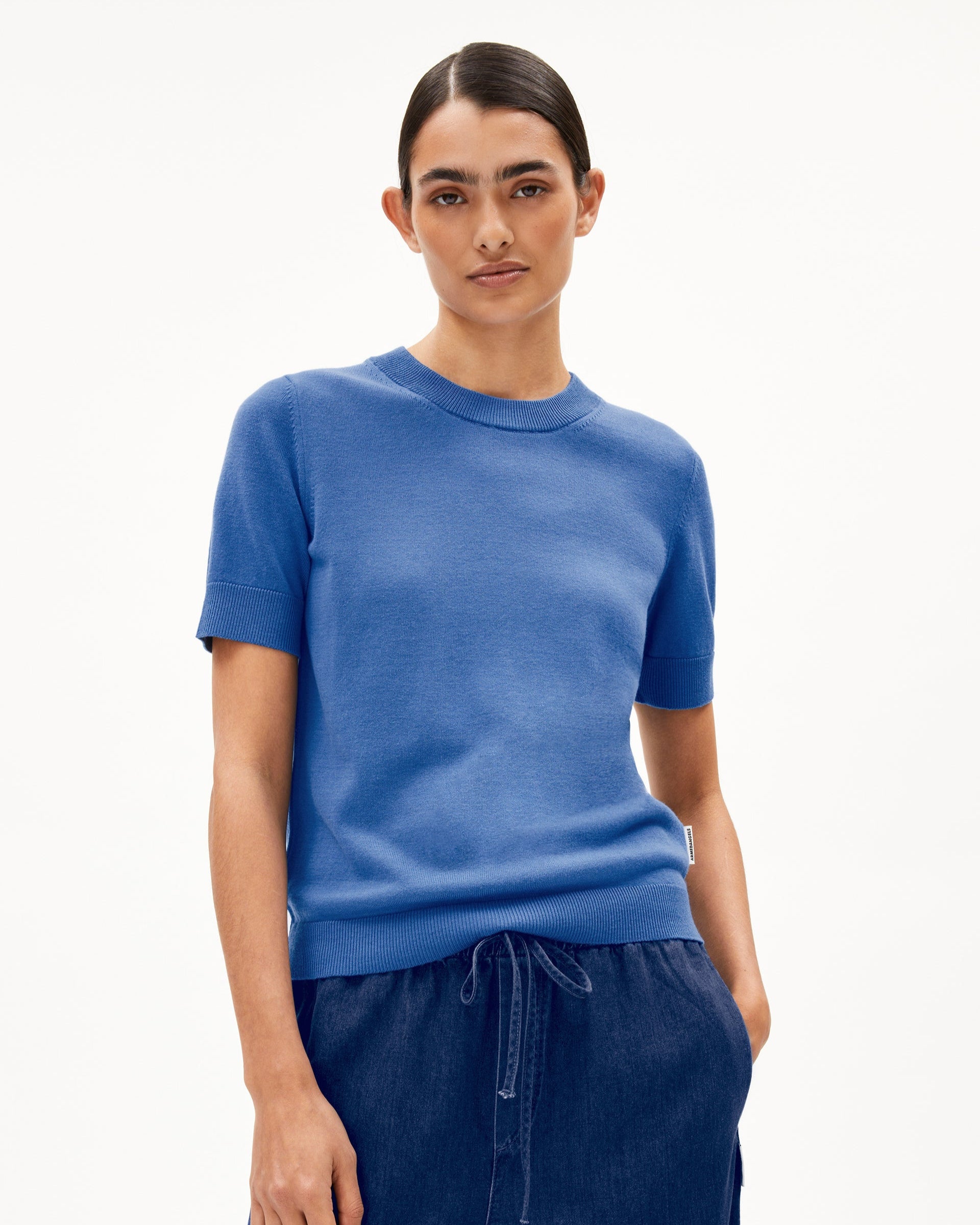 ARMEDANGELS Siljiaas – Strickshirt mit Mock-Ausschnitt, Capsule Wardrobe Essential