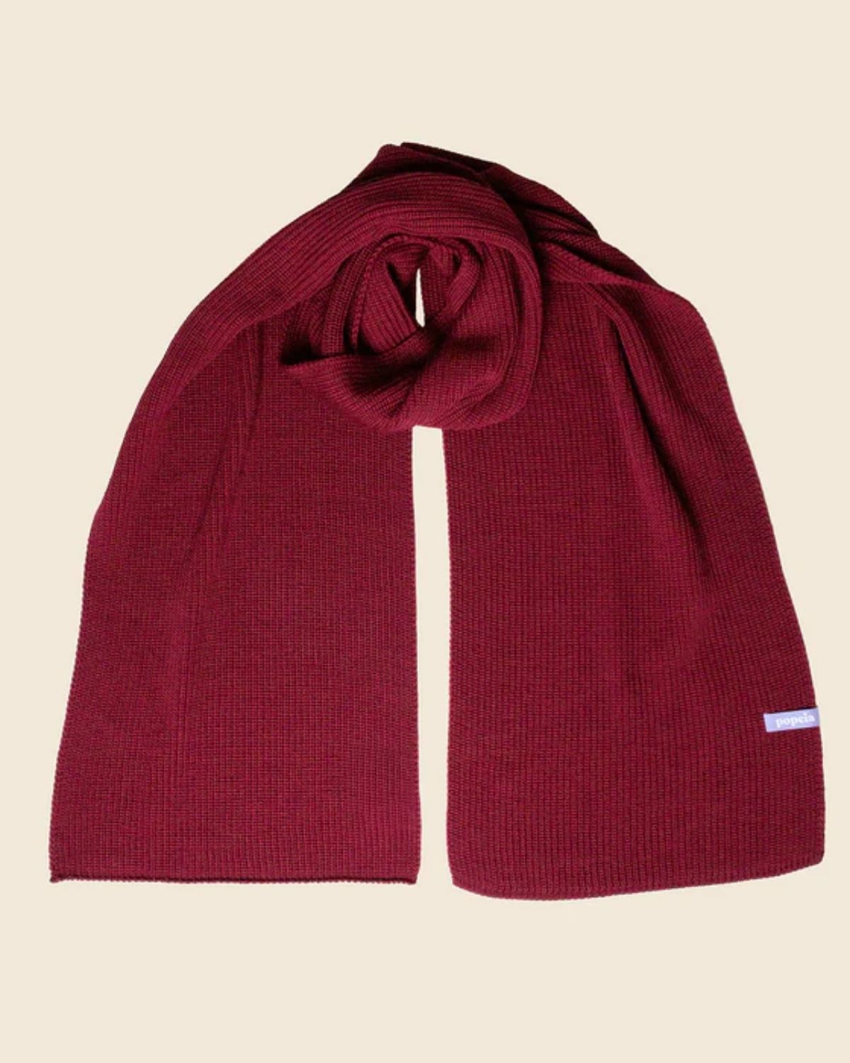 Schal aus Merinowolle | Bordeaux