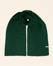 Schal aus Merinowolle | Dunkelgrün