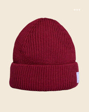 Mütze aus Merinowolle | Bordeaux