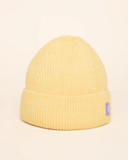 Mütze aus Merinowolle | Hellgelb