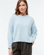 GIVN Berlin Strickpullover GBJella Light Blue aus recycelter Wolle