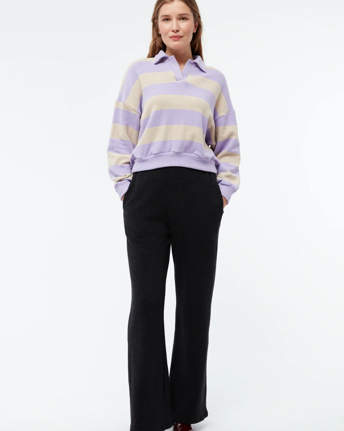 Nachhaltiger Gestreift-Sweater GBResa – GRS zertifiziert, PETA-approved