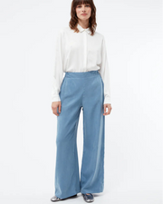 GIVN Berlin MARLA Hose Wide Leg aus TENCEL™ in Cloudy Blue – nachhaltige Damenmode
