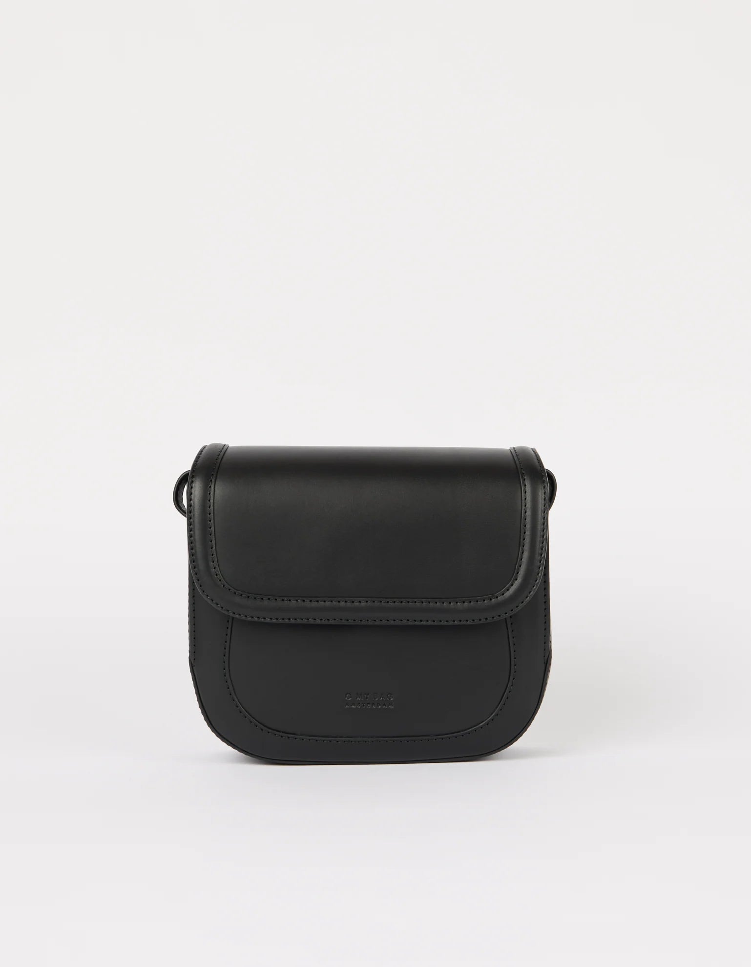 Crossbody Bag Nina – Classic Leather Black mit verstellbarem Strap