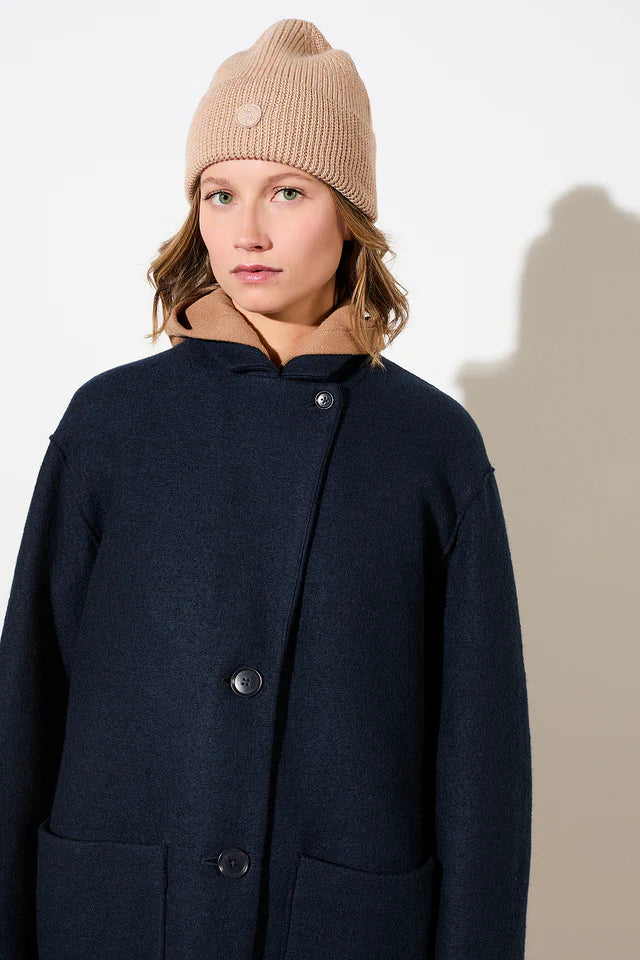Zeitloser Bio-Wollmantel mit Taschen – Coat Carran II von LangerChen