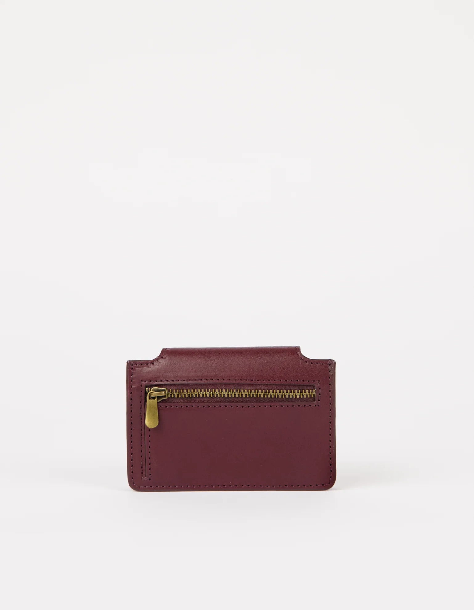 O My Bag Harmonica Wallet Burgundy/ Dark Cherry – praktisches Design mit Druckknopfverschluss