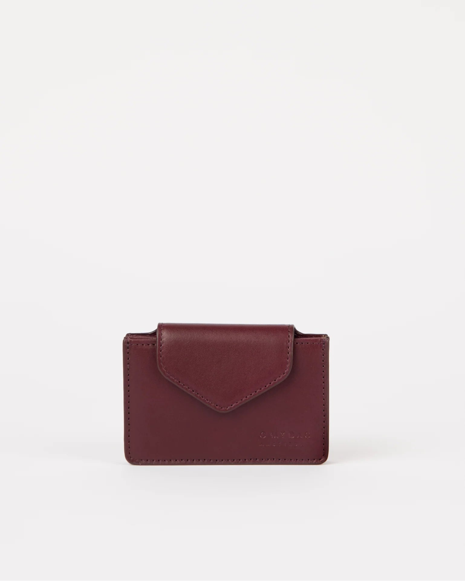 O My Bag Harmonica Wallet aus Classic Leather in Burgundy/ Dark Cherry