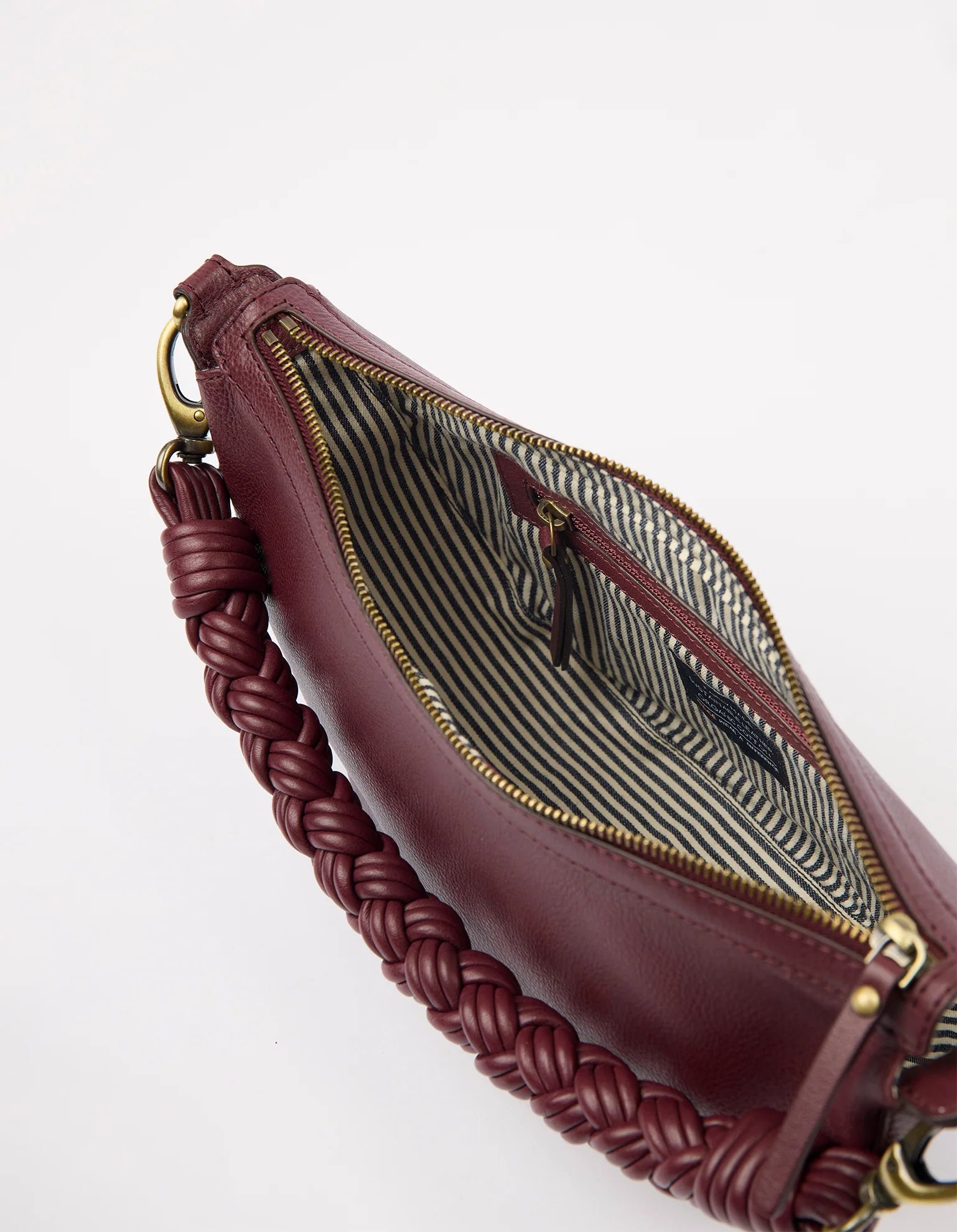 Fair Fashion Lederbag Leo – O My Bag in Burgundy, dark cherry