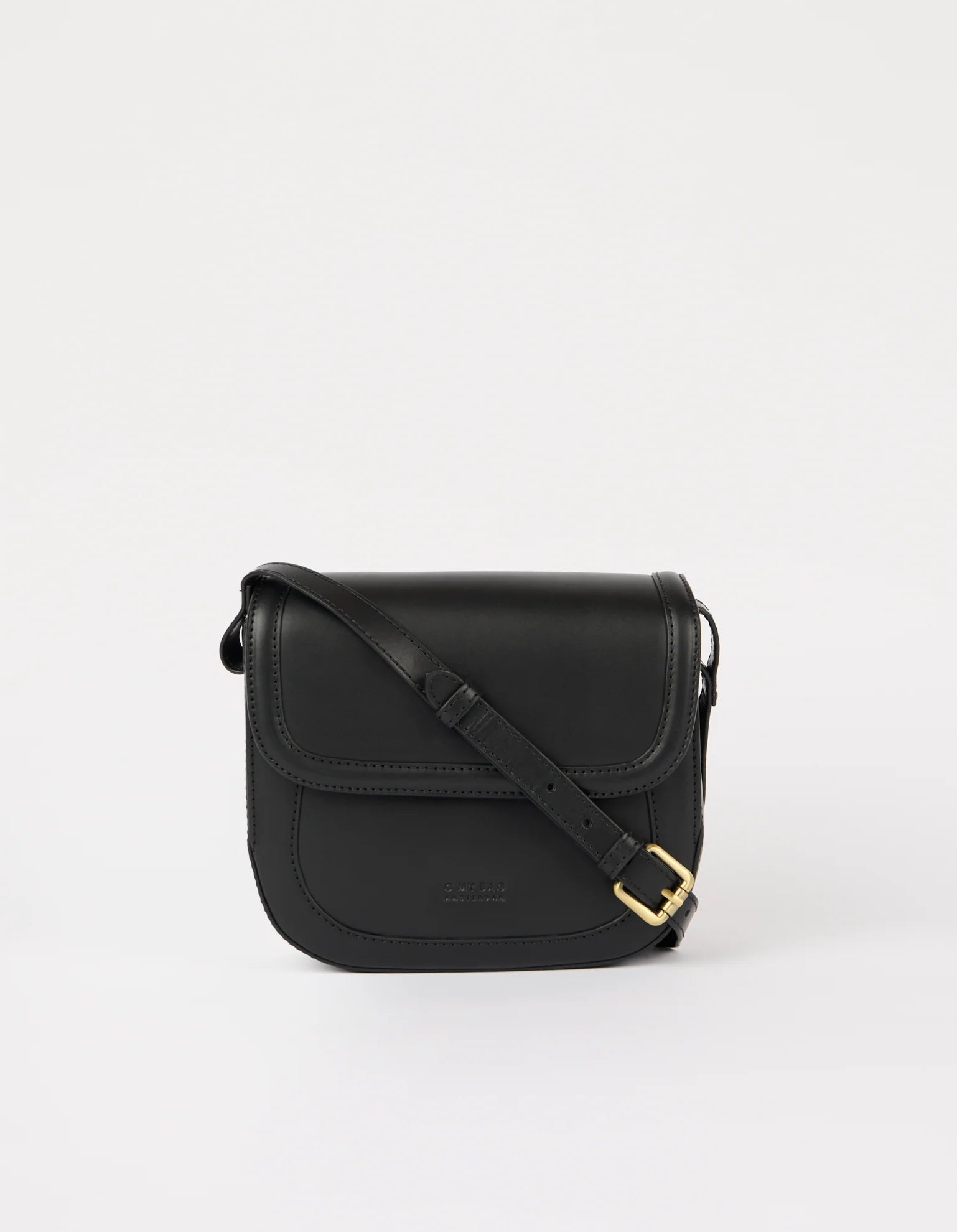 O My Bag Nina Crossbody Bag aus Classic Leather in Black