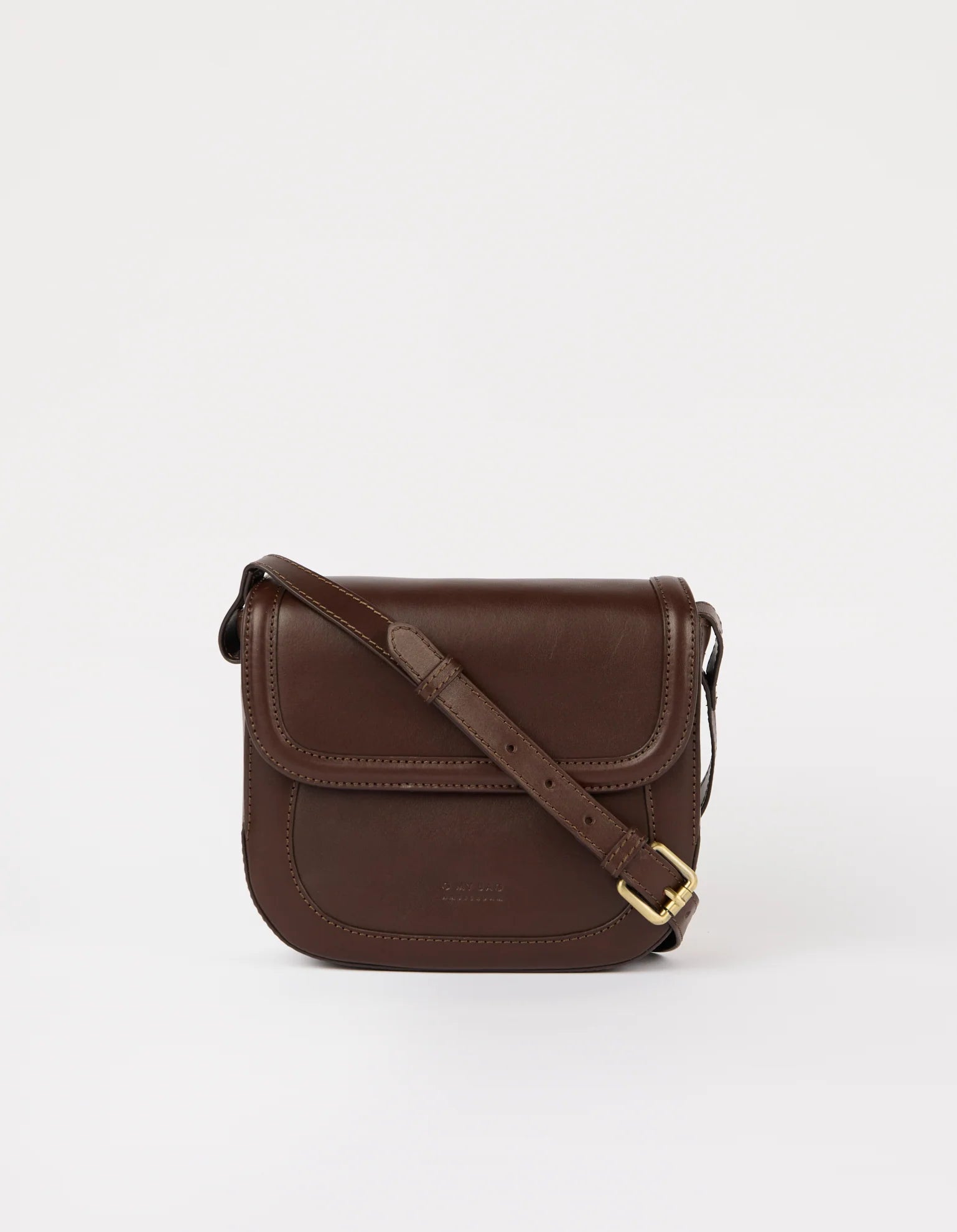 O My Bag Nina Crossbody Bag aus Classic Leather in Chocolate
