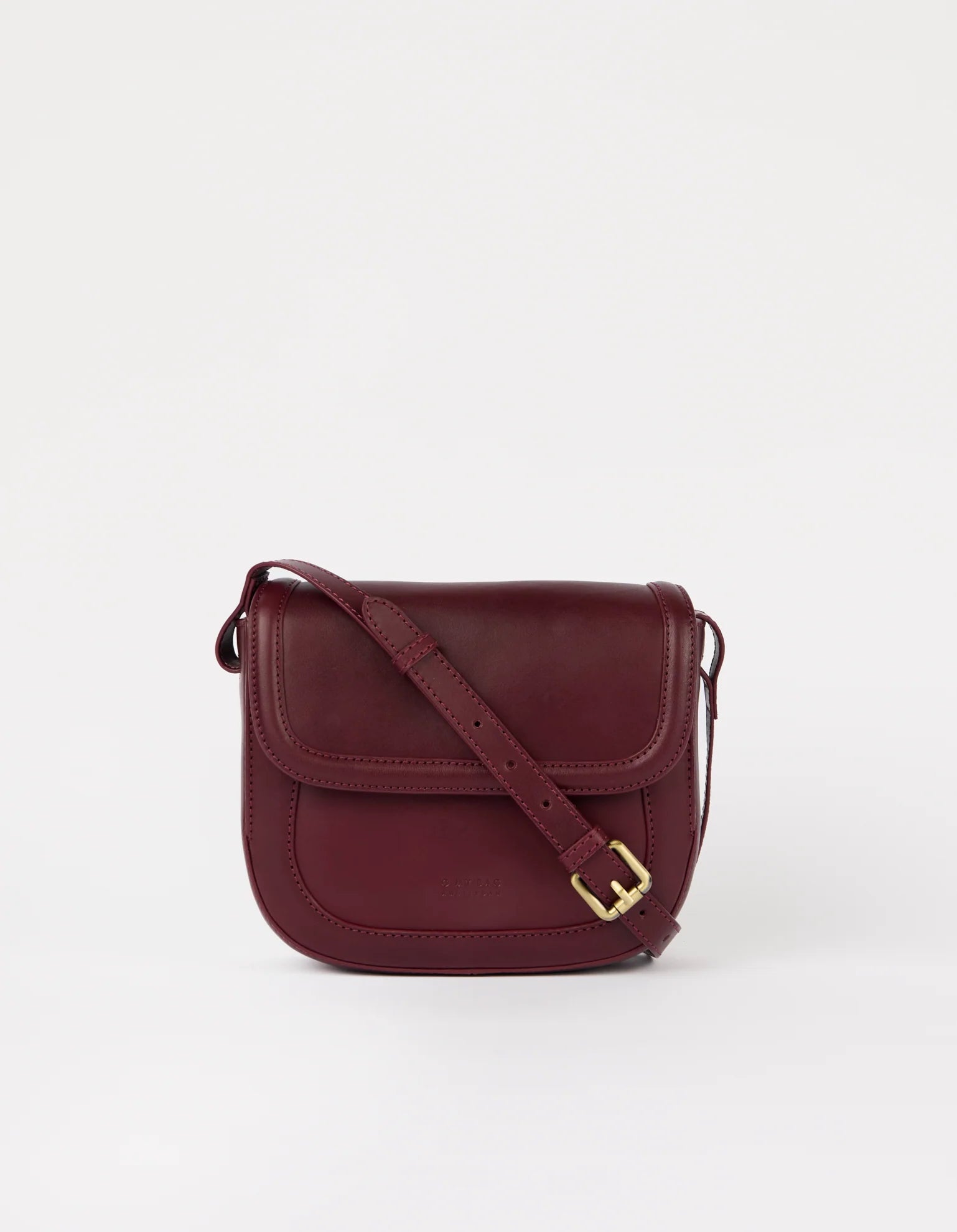 O My Bag Nina Crossbody Bag aus Classic Leather in Dark Cherry